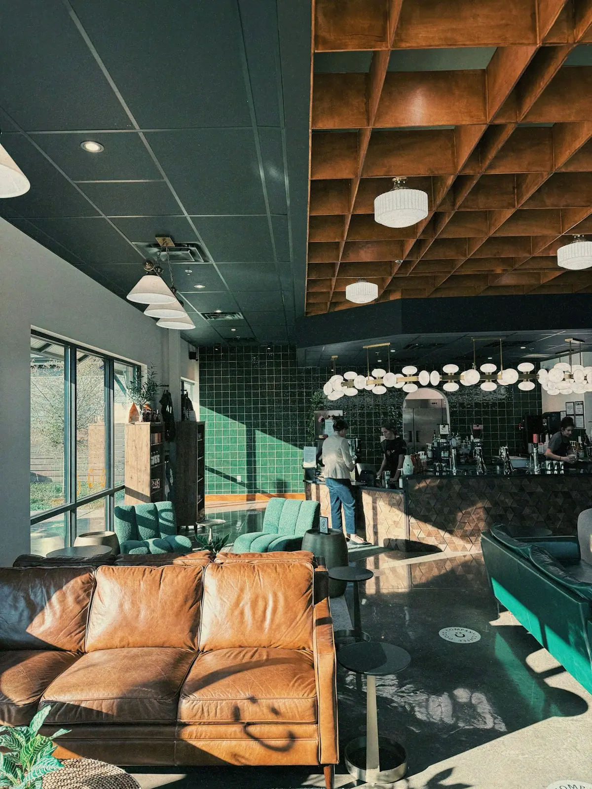 Modern cafe bar for Indore cafe plans